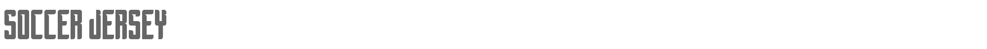 Soccer Jersey Soccer Jersey.ttf font preview